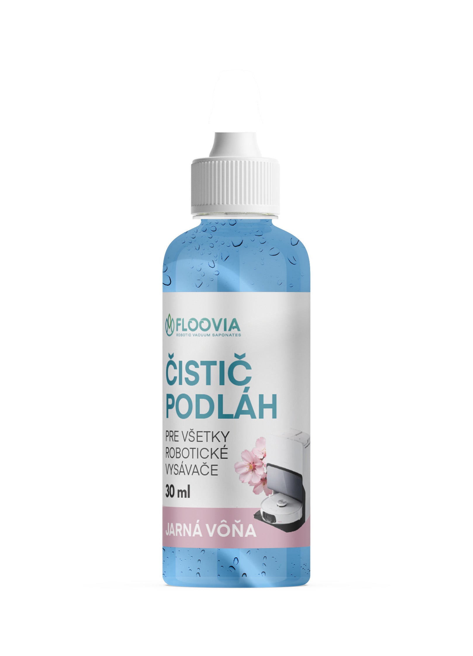 Floovia čistič podláh vzorka 30 ml – detail etikety