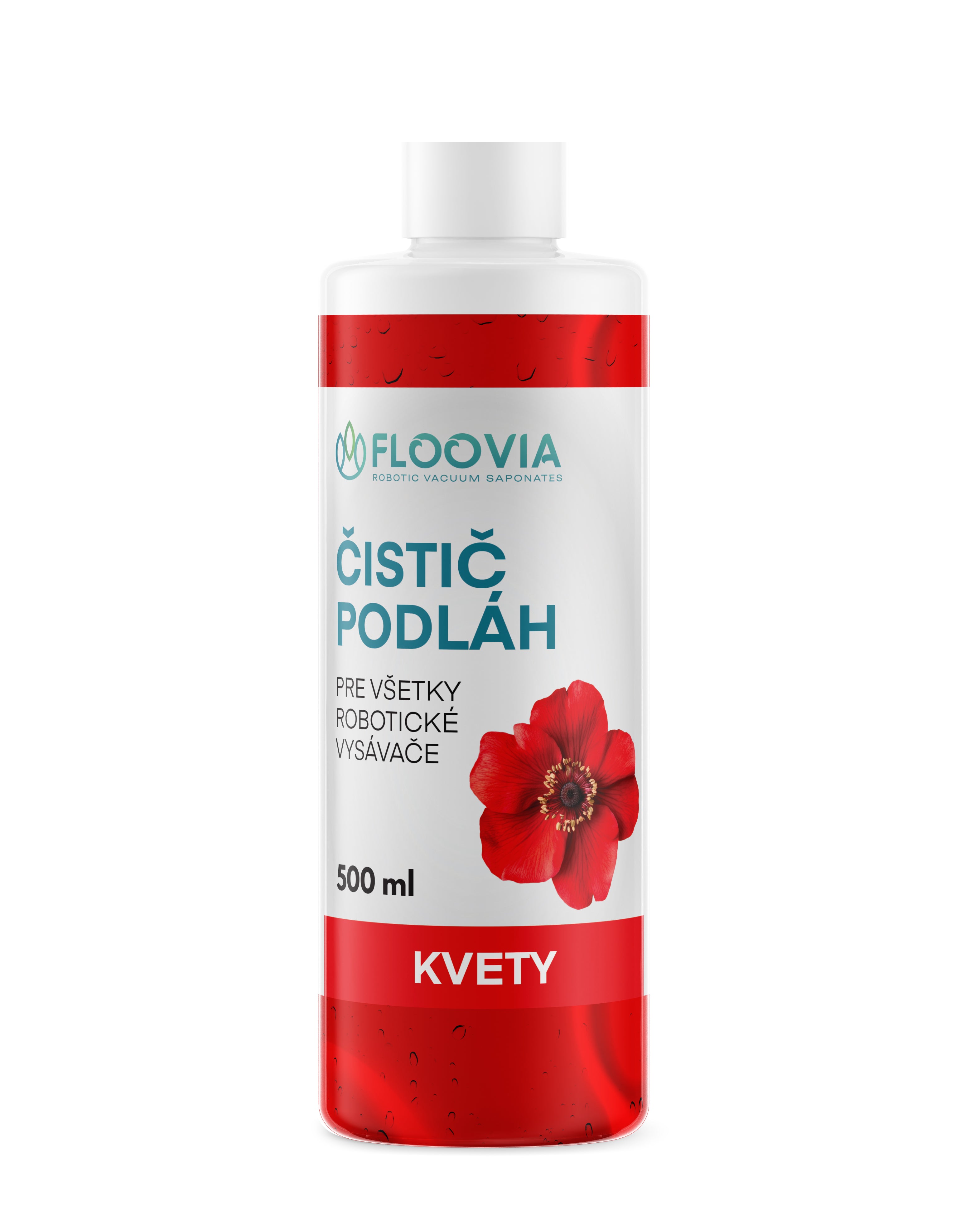 Floovia čistič podláh 500 ml – fľaška s čistiacim prostriedkom
