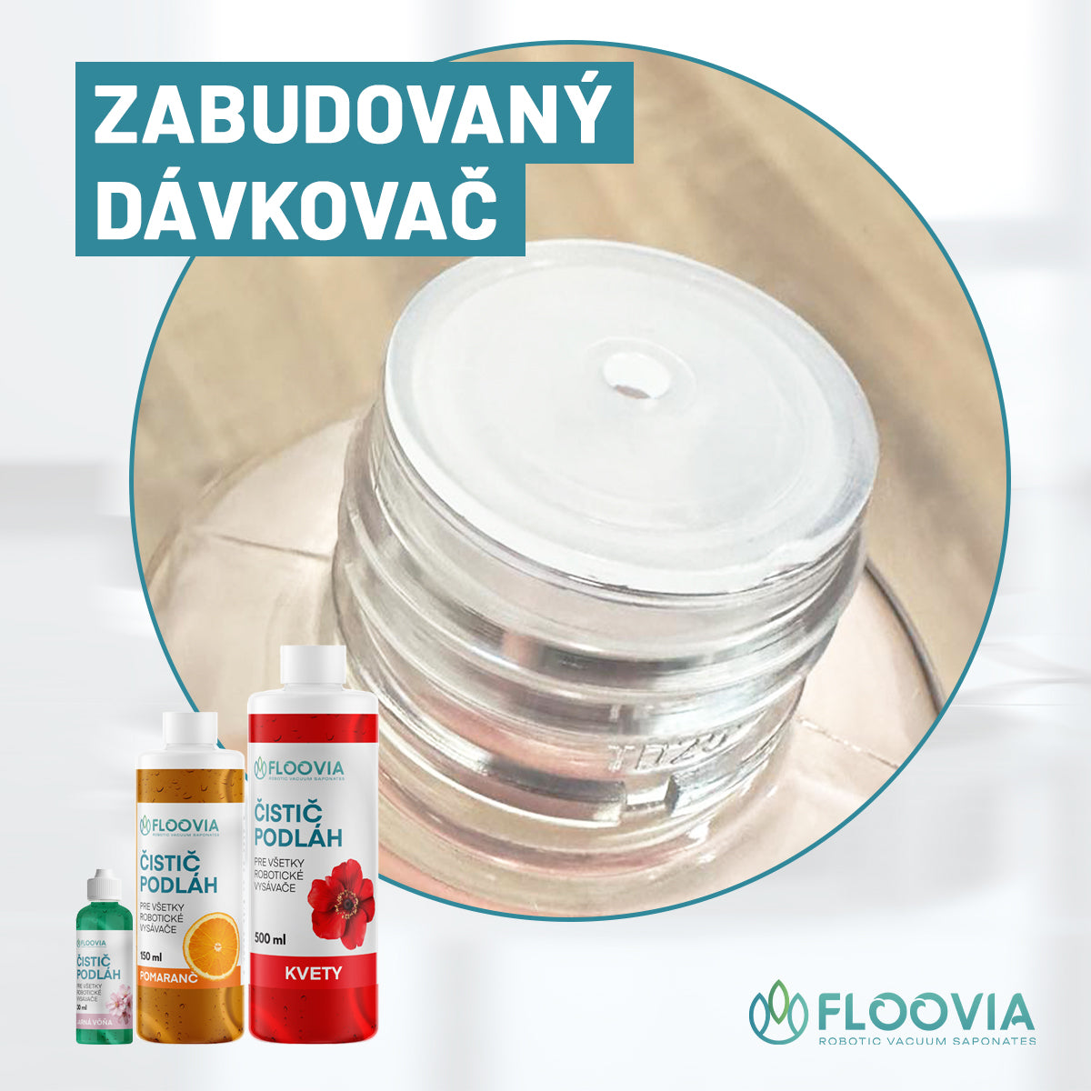 Floovia čistič podláh – čistá a voňavá podlaha po umytí